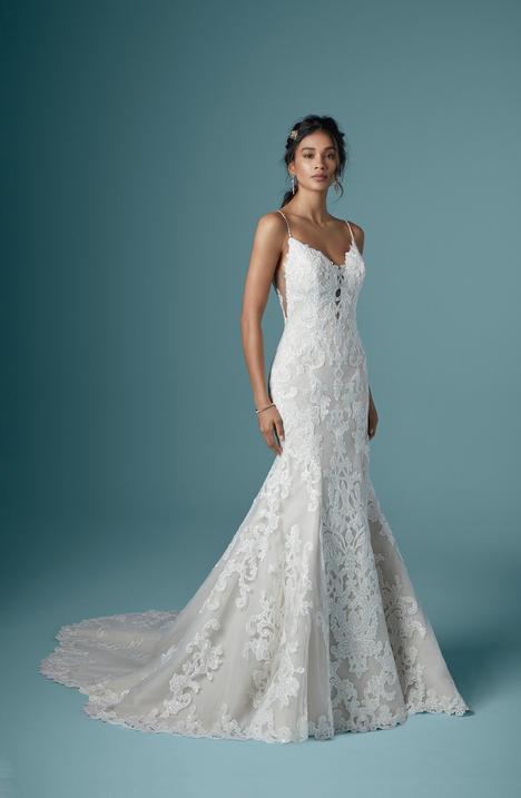 Maggie sottero spaghetti strap on sale dress