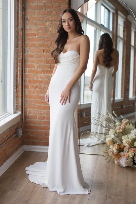 Plain white 2024 strapless dress