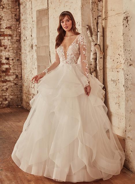 Lace layered shop wedding dress