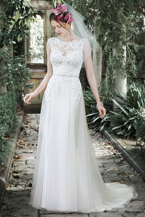 Illusion Neckline Wedding Dress -  Canada