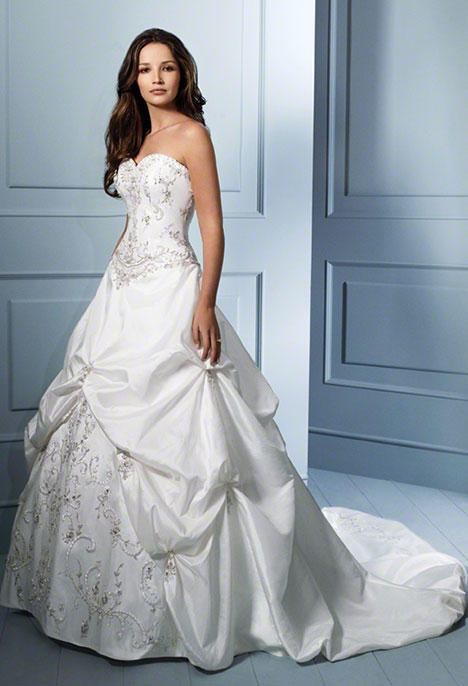 Alfred angelo blue wedding dress best sale