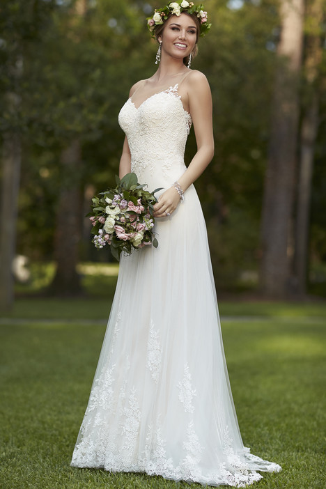 Illusion Back Wedding Dress -  UK