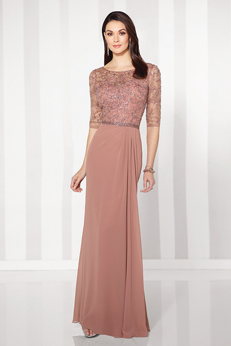 mauve mother of bride dress