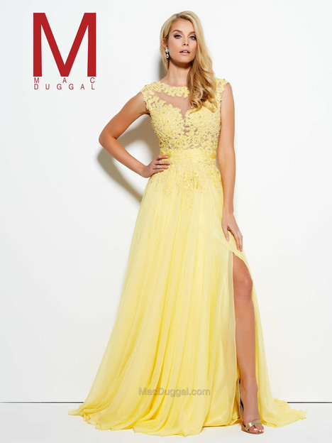 lemon prom dress
