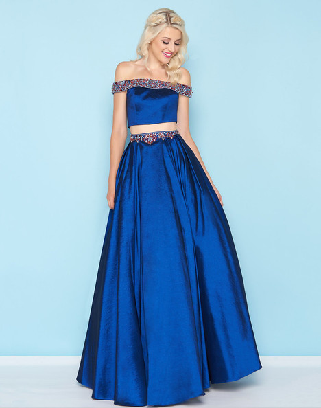 sapphire ball gown