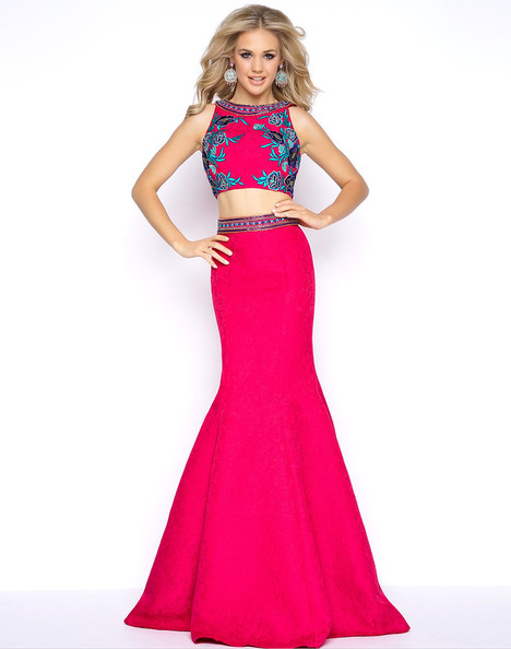 Fuchsia prom cheap dress 2018