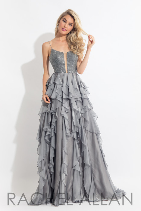 Rachel Allen Prom Dress Gray