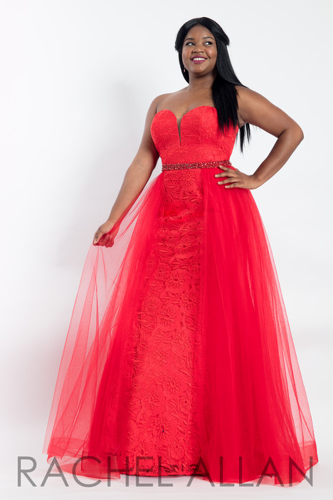 6300 Red Prom Dress by Rachel Allan Curves The Dressfinder Canada