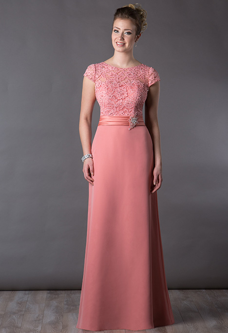 Coral color mother shop of the bride dresses