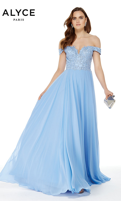 periwinkle mother of the bride dress