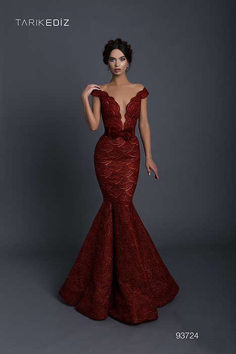 Tarik ediz hot sale red gown