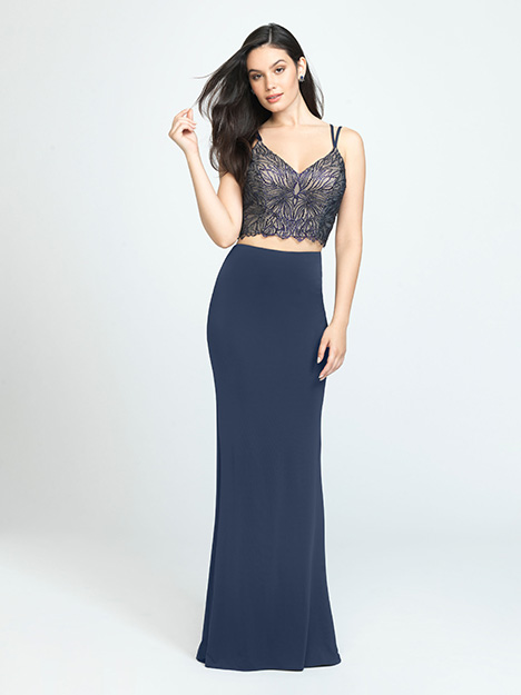 Madison James Prom Dress Navy Blue