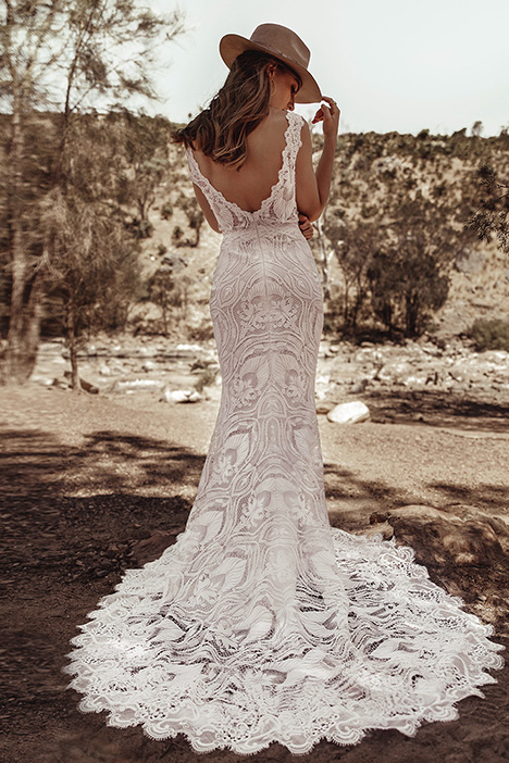 white april wedding dress